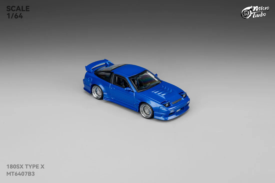 Micro Turbo 180SX Type X Metallic Blue