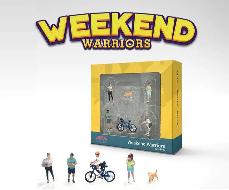 American Diorama Figurine Set Weekend Warriors AD-2402