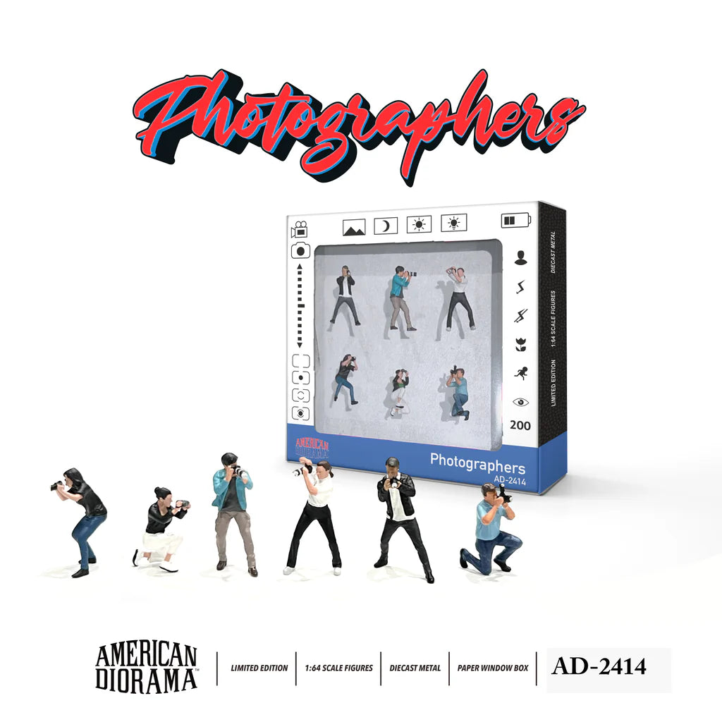 American Diorama Figurine Set Photographers