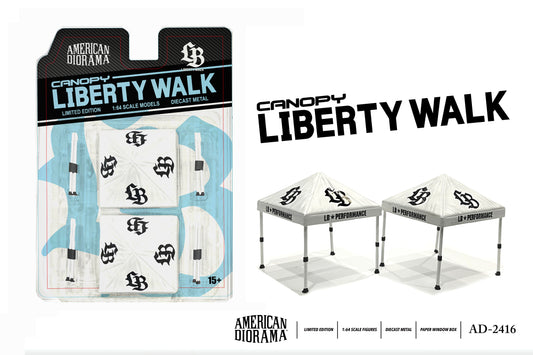 Pre Order American Diorama Liberty Walk Canopy Set *Official LBWK Licensed Product