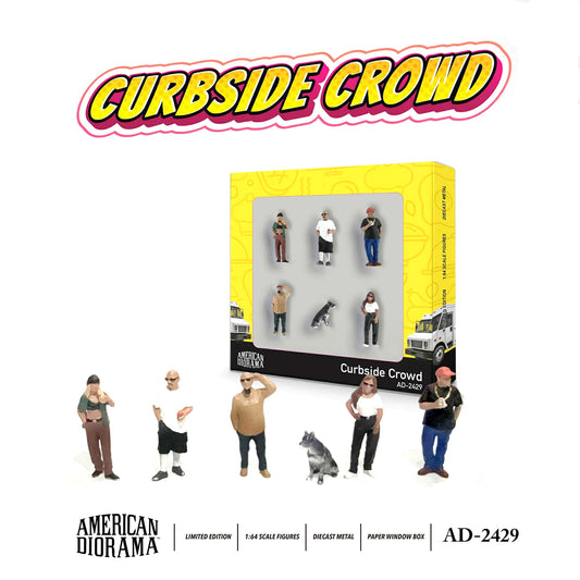**PRE ORDER** American Diorama Figurine Set Curbside Crowd