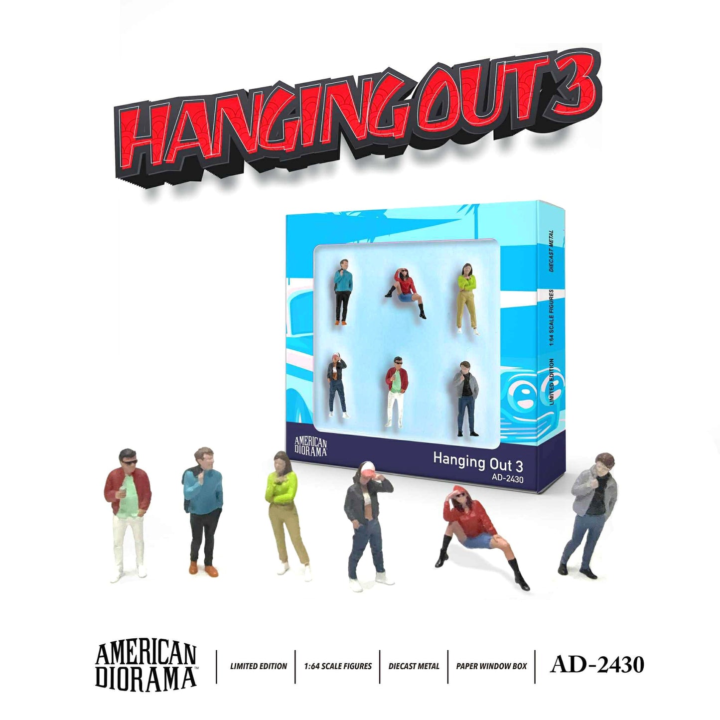 **PRE ORDER** American Diorama Figurine Set Hanging Out