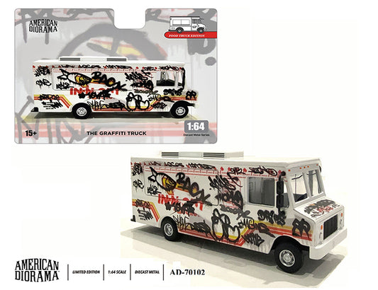 **PRE ORDER** American Diorama Food Truck / Graffiti Style / LB Cafe / Black