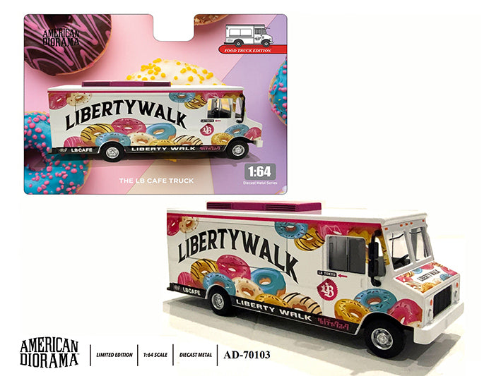 **PRE ORDER** American Diorama Food Truck / Graffiti Style / LB Cafe / Black