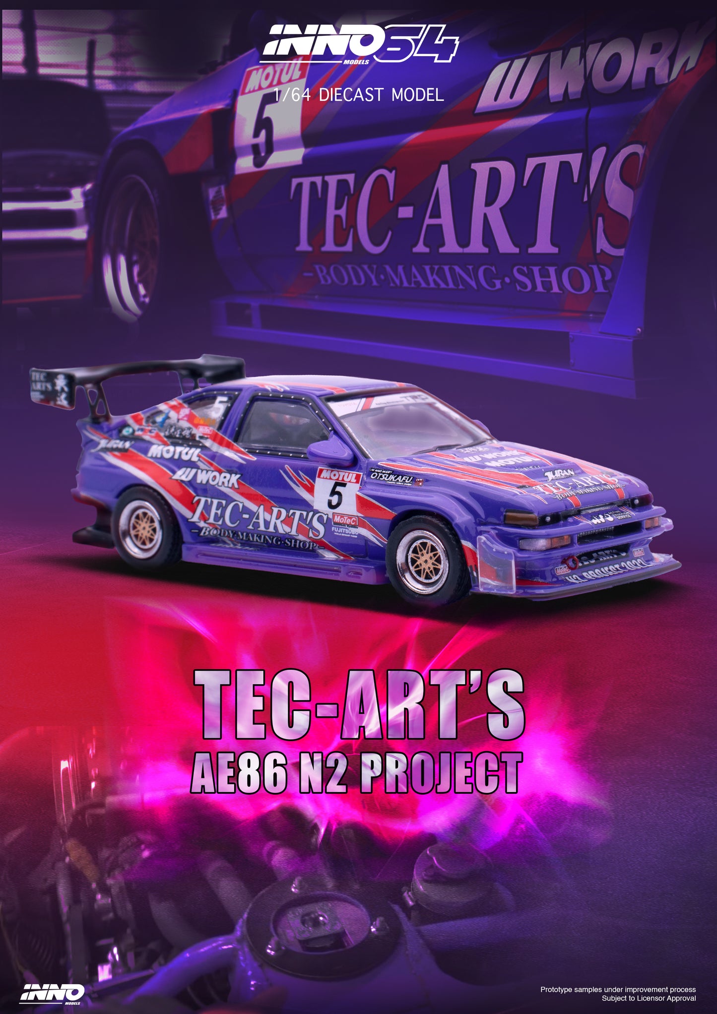 INNO64 Toyota Sprinter Trueno AE86 N2 Project By Tec-Art