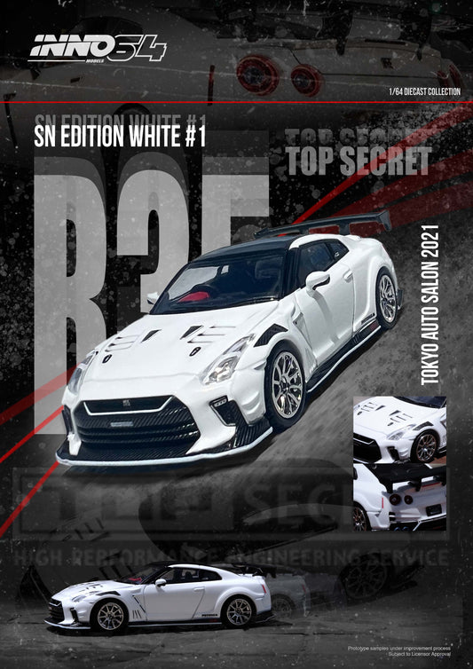 **PRE ORDER** INNO64 Nissan GT-R (R35) "TOP SECRET" Tokyo Auto Salon 2021