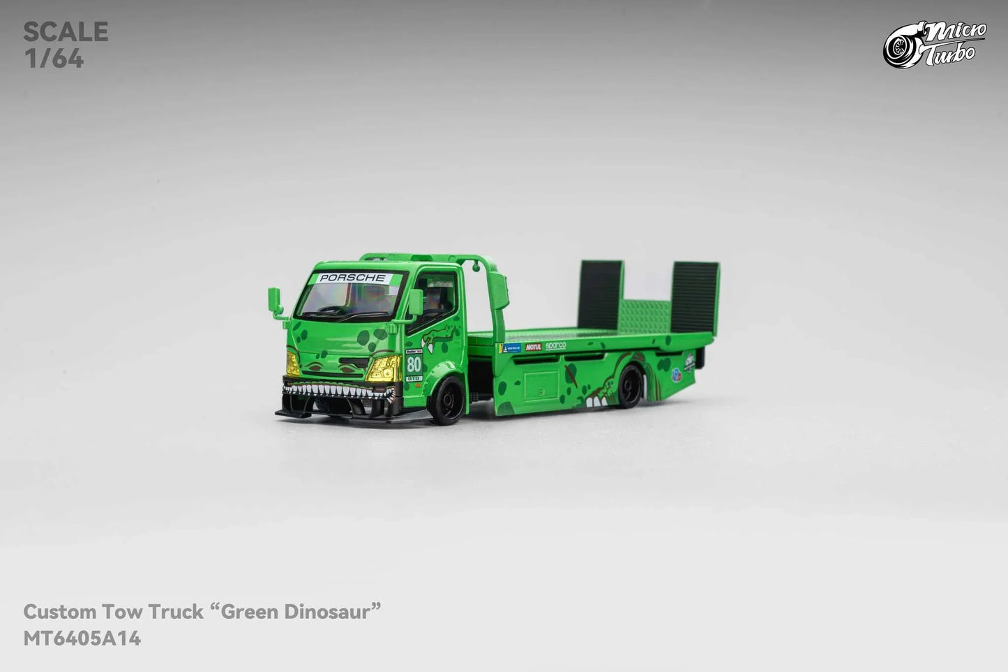 **PRE ORDER** Micro Turbo Mega Gear Custom Tow Truck Dino Rexy Livery Green MT6405A14
