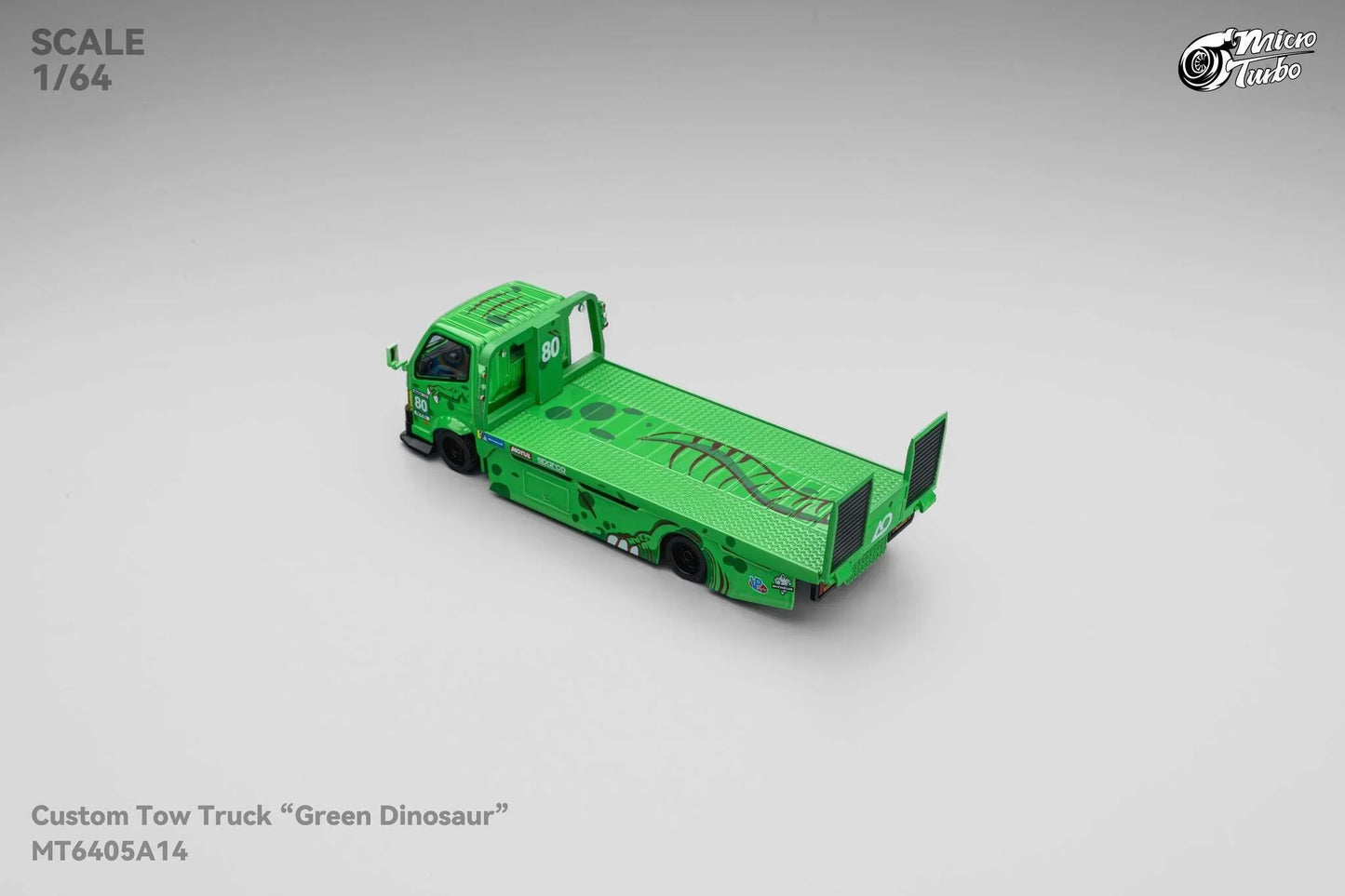 **PRE ORDER** Micro Turbo Mega Gear Custom Tow Truck Dino Rexy Livery Green MT6405A14