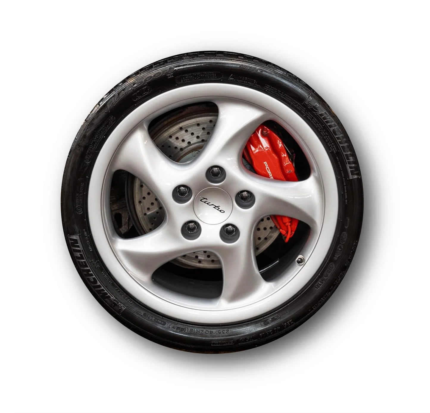 TurboPads Porsche 993 Turbo Car Rim Mouse Pad