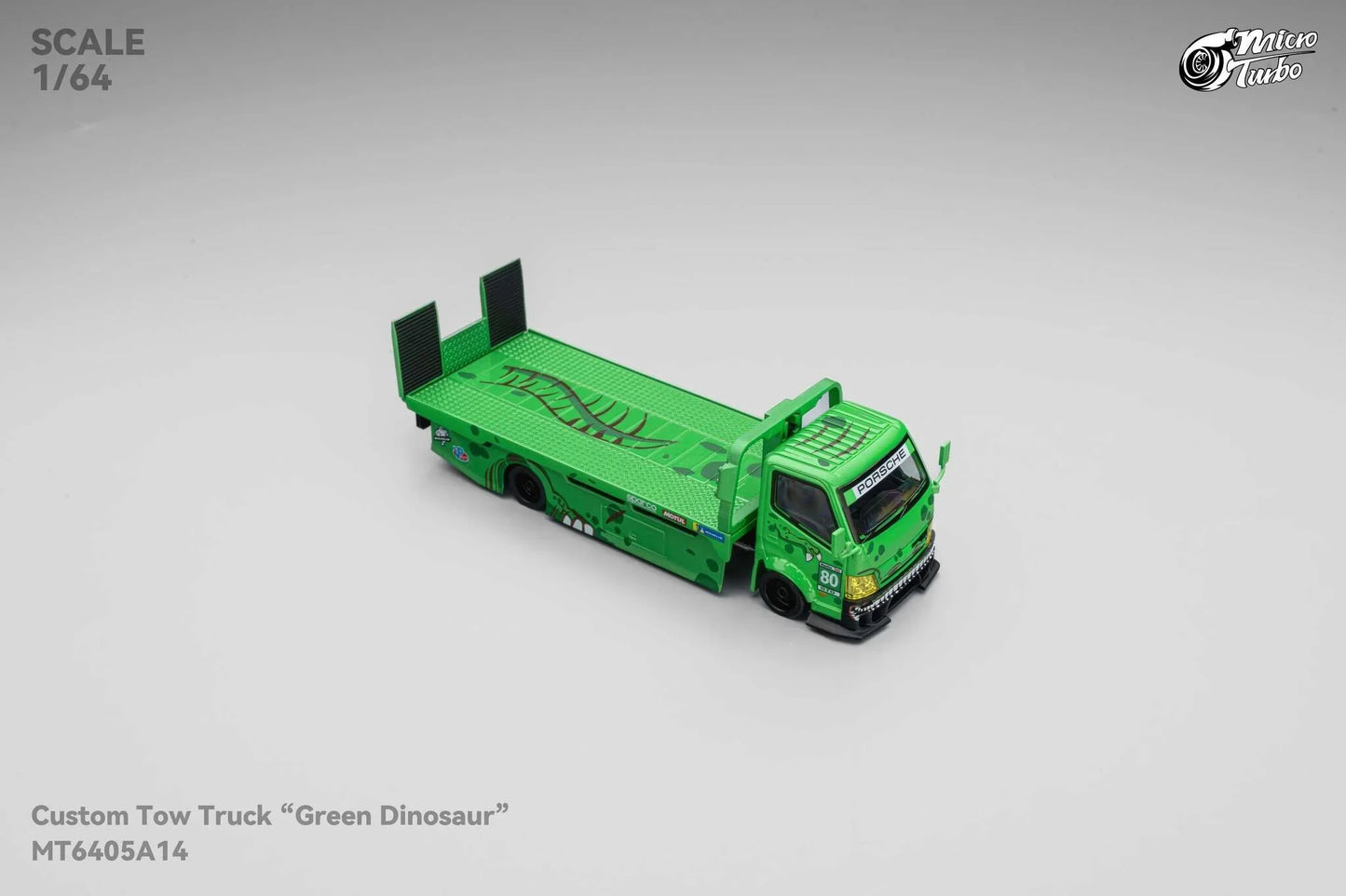 **PRE ORDER** Micro Turbo Mega Gear Custom Tow Truck Dino Rexy Livery Green MT6405A14