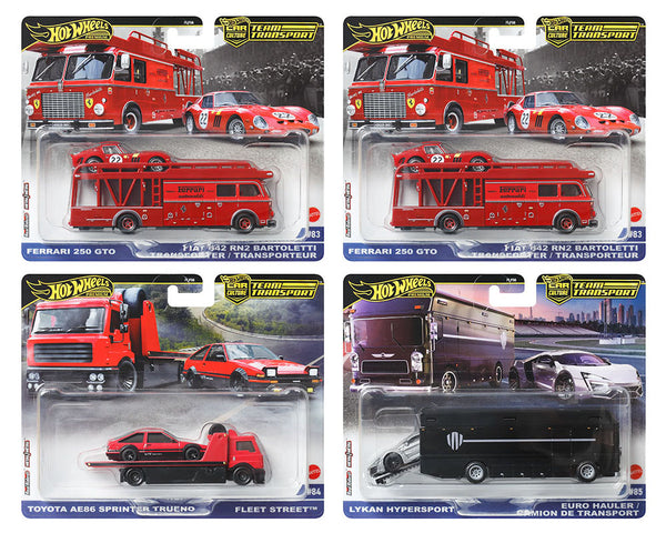 Hot Wheels Premium Team Transport Mix H 2025 - Box Of 4 – Redline