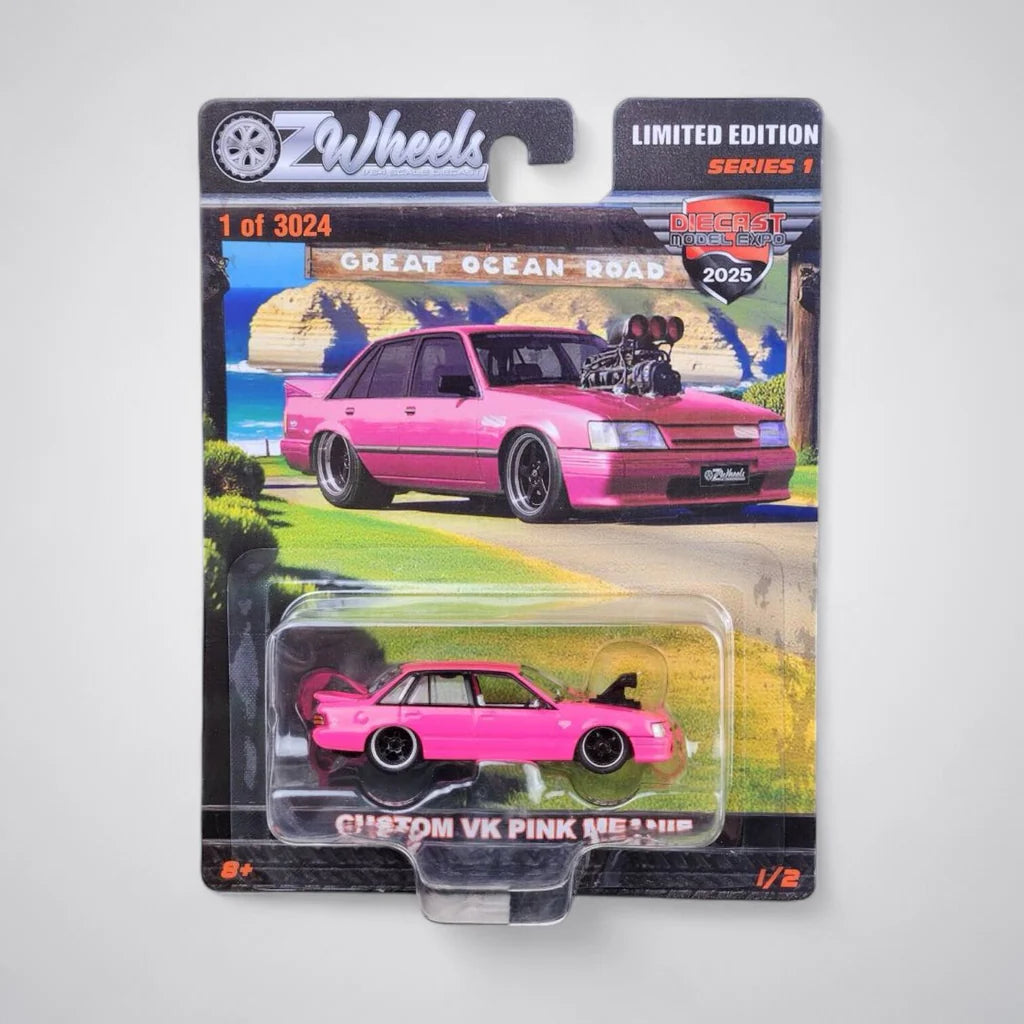 OZ Wheels Holden VK Commodore "Pink Meanie" 2025 Diecast Expo