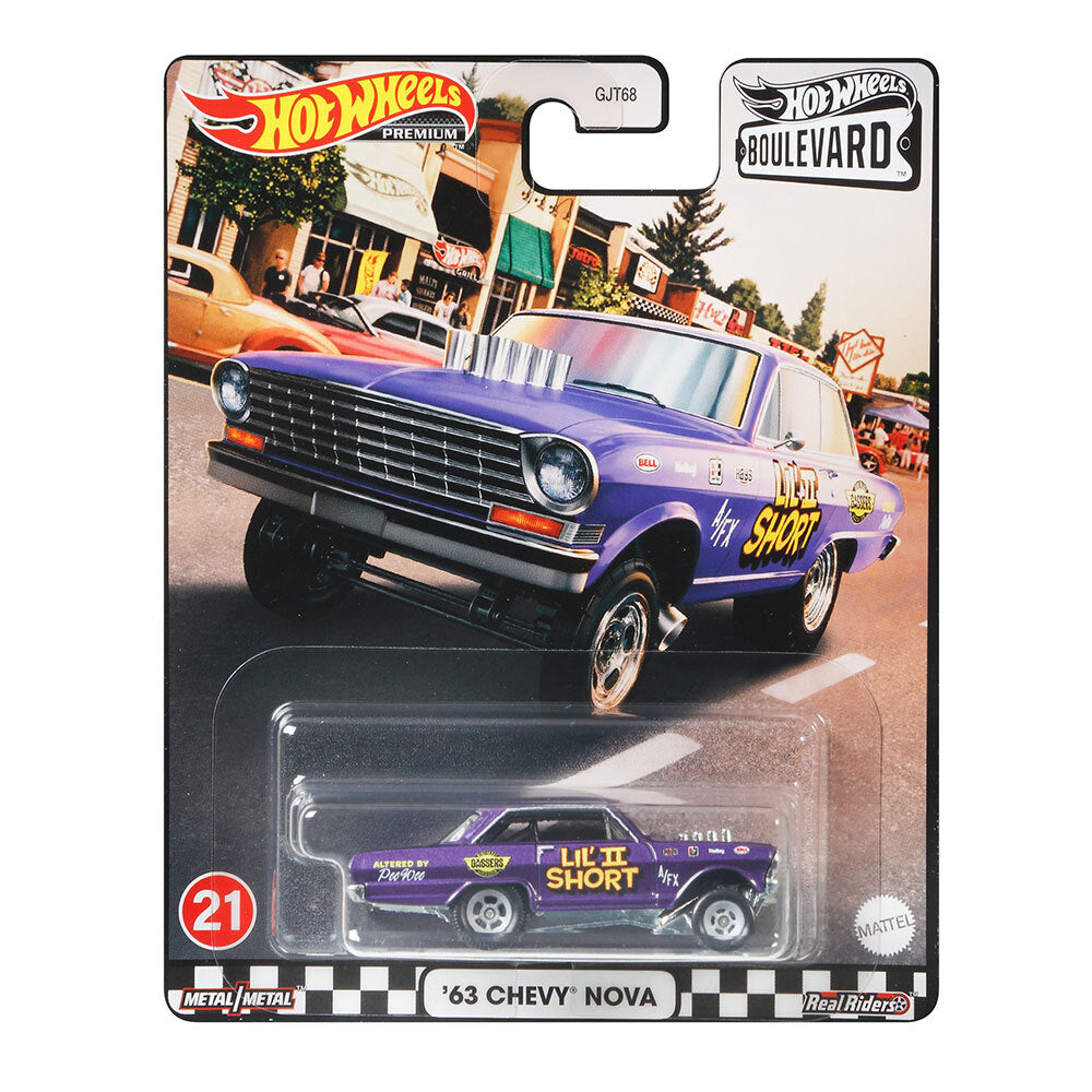 Hot Wheels Premium Boulevard '63 Chevy Nova #21