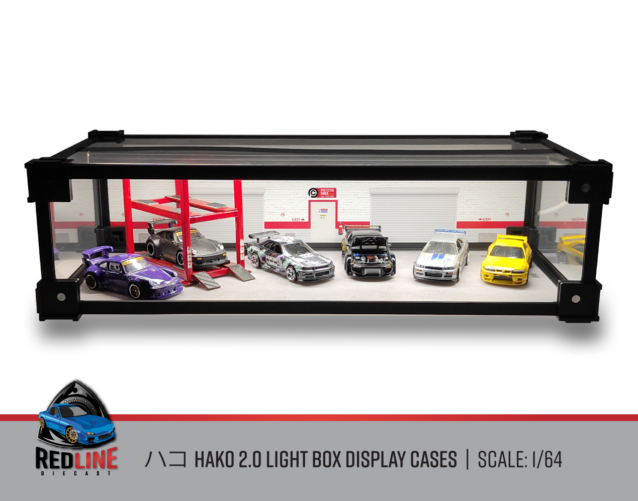 Pre Order Dream Customs Hako 2.0 Light Box Display Case - Garage / Workshop