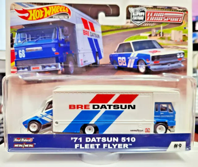 Hot Wheels '71 Datsun 510 Team Transport #9