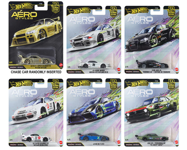 Hot Wheels Premium Car Culture 10th Anniversary 2026 Aerostyles