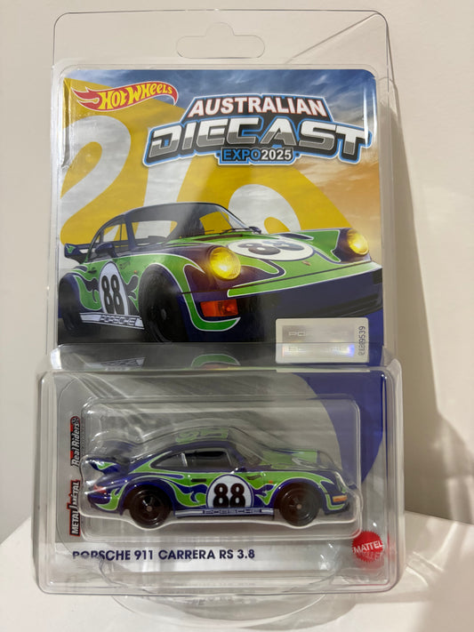 2025 Australian Diecast Expo Hot wheels Porsche 911 Carrera RS 3.8