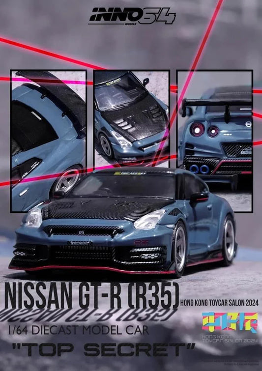 **PRE ORDER** INNO64 Hong Kong Toy Car Salon 2024 Nissan GTR 35 Top Secret