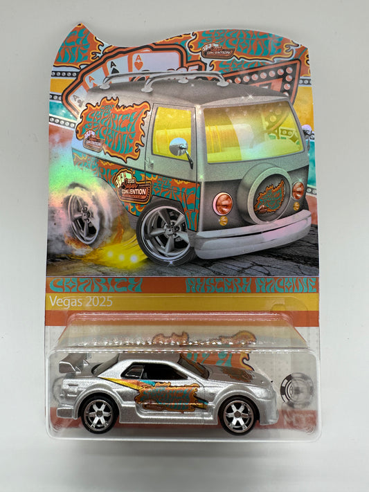 Hot Wheels 2025 Las Vegas SuperCon Nissan R-34 GTR Skyline - Silver Chase