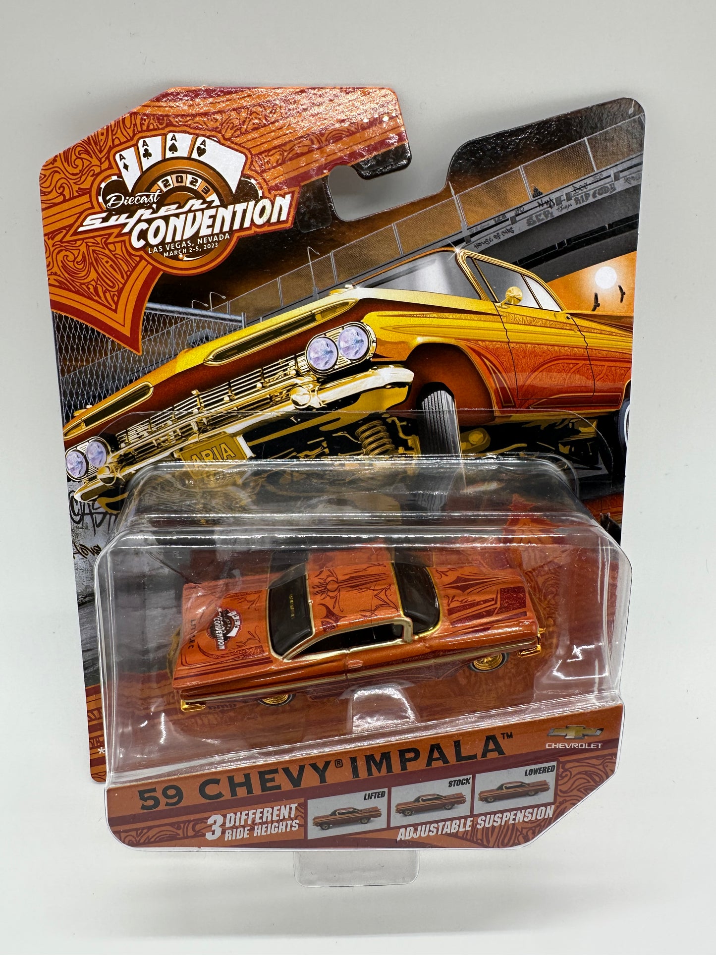 Maisto 2025 Las Vegas SuperCon 59 Chevy Impala - Nuclear Mindz Design