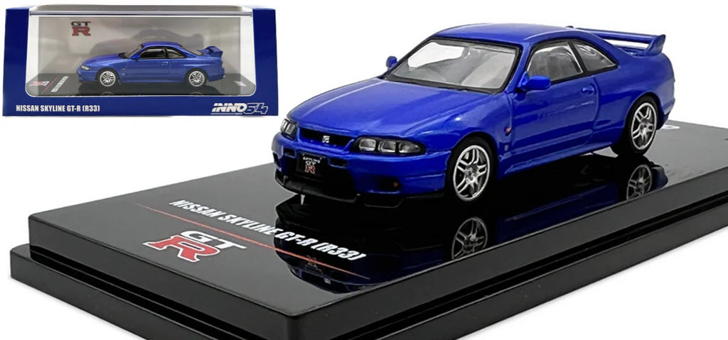 INNO64 Nissan Skyline R33 GTR - Bayside Blue