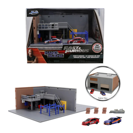 **PRE ORDER** Jada Nano Scene Fast & Furious Han's Garage