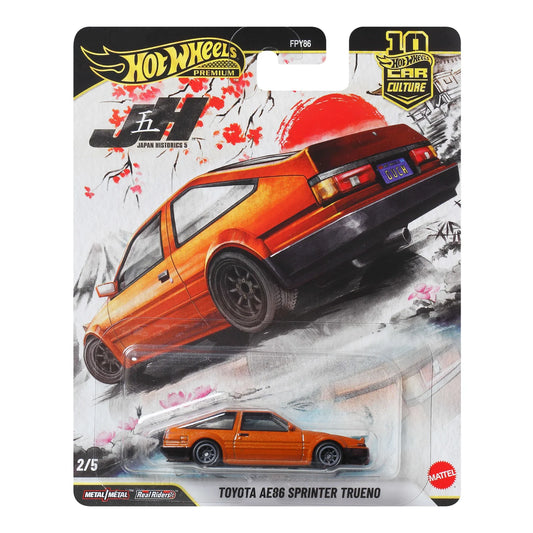 Hot Wheels Premium Car Culture Japan Historics 5 Toyota AE86 Sprinter Trueno