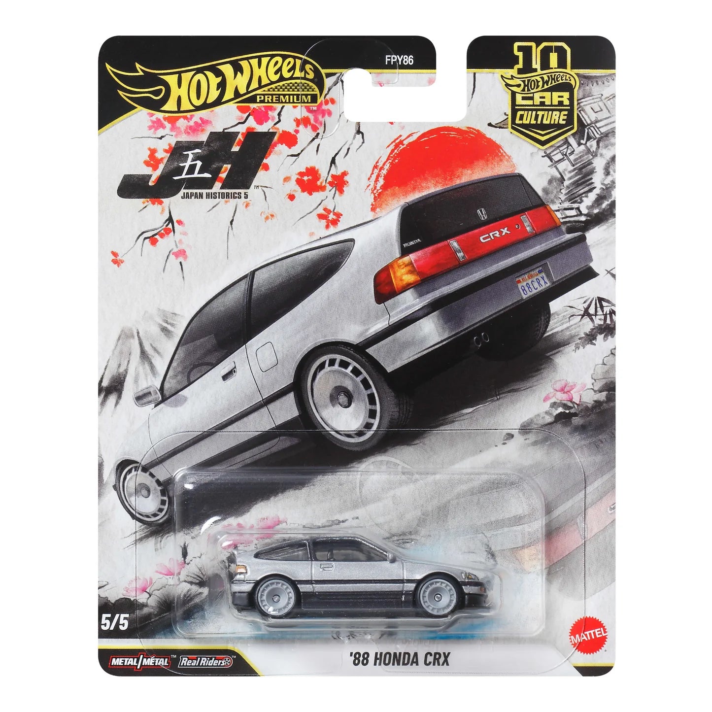 Hot Wheels Premium Japan Historics 5 - '88 Honda CRX