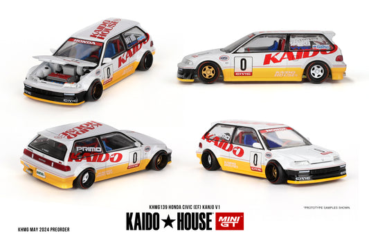 Pre Order Kaido House x Mini GT Hona Civic EF Kanjo V1