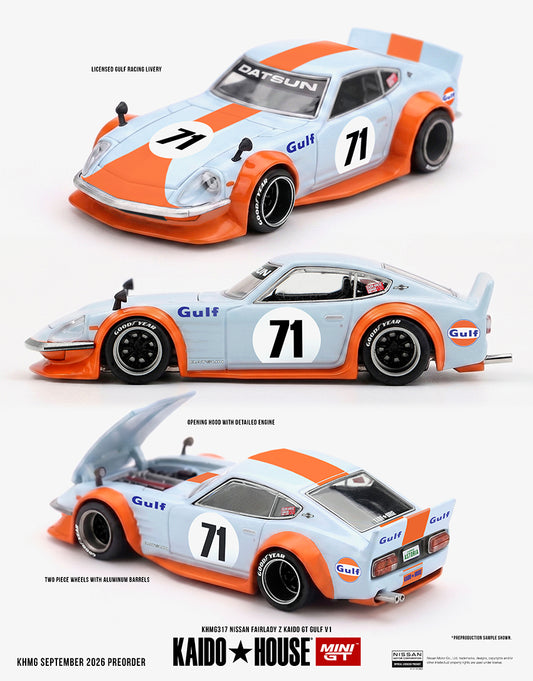 **PRE ORDER** Kaido House Nissan Fairlady Z Kaido GT GULF V1 - KHMG317