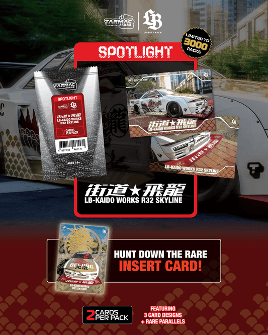 **PRE ORDER** Tarmac Trading Cards Spotlight - LB - Kaido Works R32 Skyline "Flying Dragon"