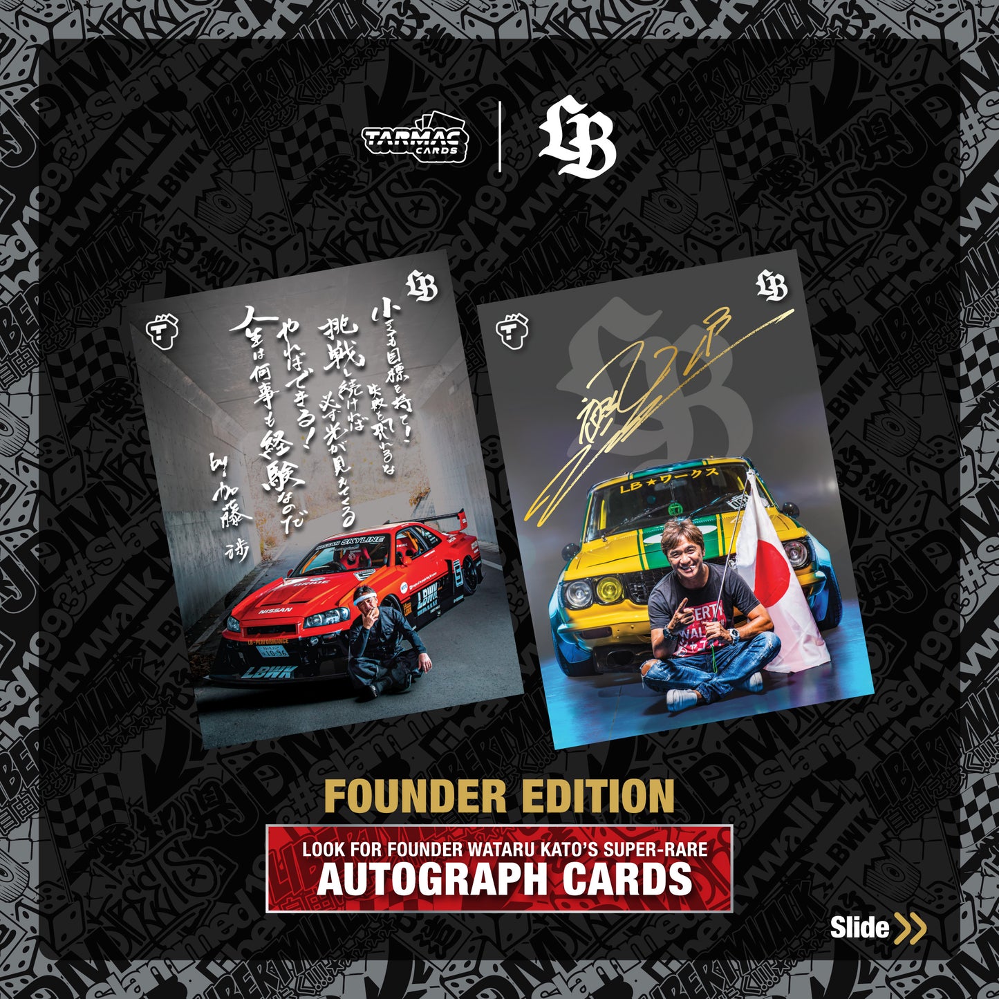 **PRE ORDER** Tarmac Works Liberty Walk Trading Cards Box