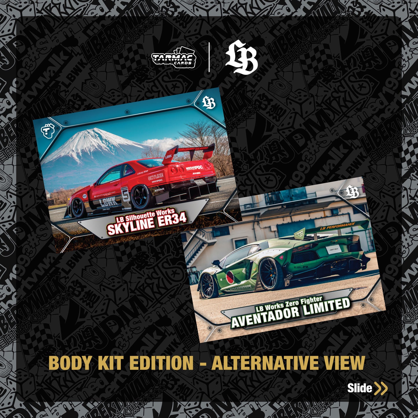 **PRE ORDER** Tarmac Works Liberty Walk Trading Cards Box