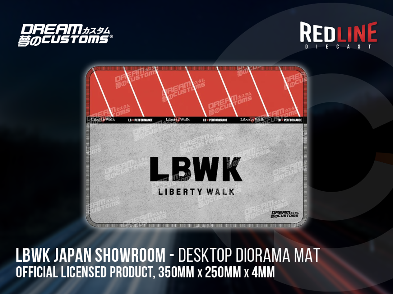 Dream Customs Small Desktop Diorama Mat - Liberty Walk Japan Showroom