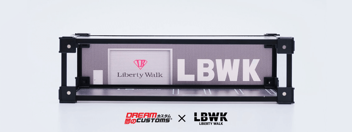 Pre Order Customs x LBWK Hako 2.0 Light Box Display Case- Liberty Walk V2 Workshop