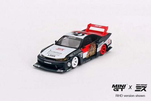 Pre Order Mini GT Nissan LB-Super Silhouette S15 Silvia "Garuda" x Mizu Diecast