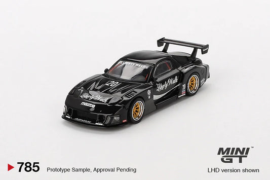 Pre Order Mini GT Mazda RX-7 LB-Super Silhouette Liberty Walk Black