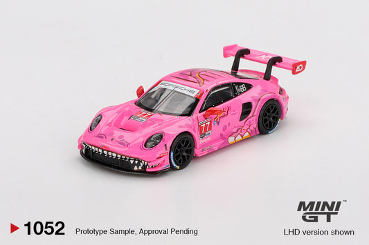 **PRE ORDER** Mini GT Porsche 911 GT3 R #77 AO Racing 2024 IMSA Road America Roxy - MGT01052-L