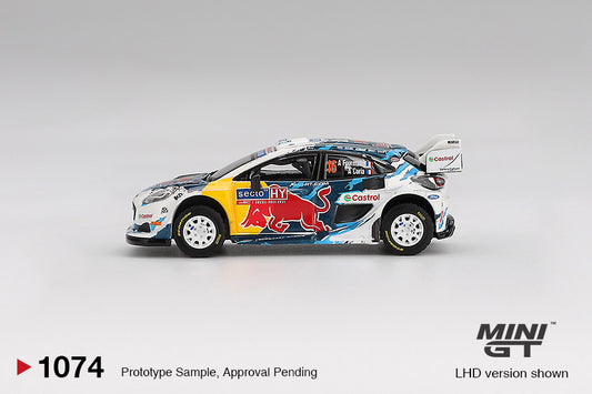 **PRE ORDER** Mini GT Ford Puma Rally1 #16 M-Sport Ford WRT 2024 Rally Finland 3rd Place MGT01074-L