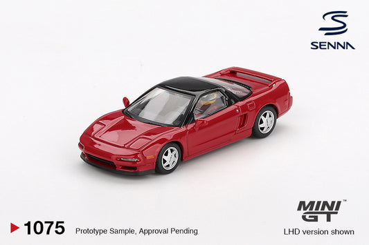 **PRE ORDER** Mini GT Honda NS-X Prototype Midship Sports 1989 Ayrton Senna w/ Figure - Ayrton Senna Collection Blister - MGT01075-BL