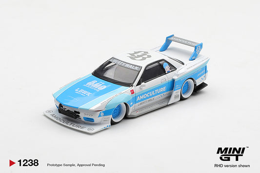 **PRE ORDER** Mini GT Nissan Skyline GT-R (R32) LBWK Kaido Works AMOCULTURE - MGT01238