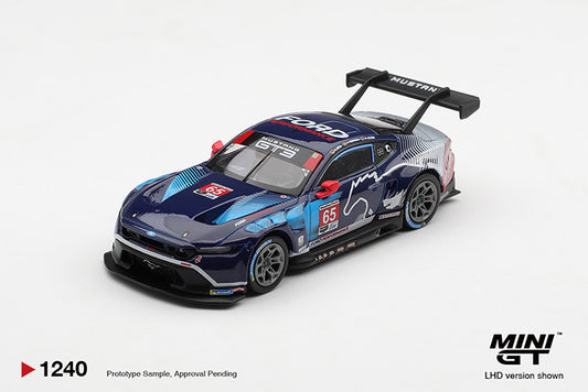 **PRE ORDER** Mini GT Ford Mustang GT3 #65 Ford Multimatic Motorsports 2025 IMSA Daytona 24 Hrs Winner - MGT01240