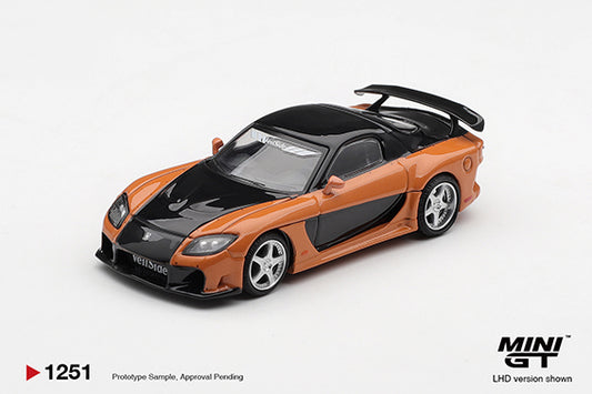 **PRE ORDER** Mini GT x Fast & Furious Collection #1 Mazda RX-7 VeilSide Fortune "The Fast and the Furious: Tokyo Drift" Han Seoul-Oh / Blister Packaging MGT01251