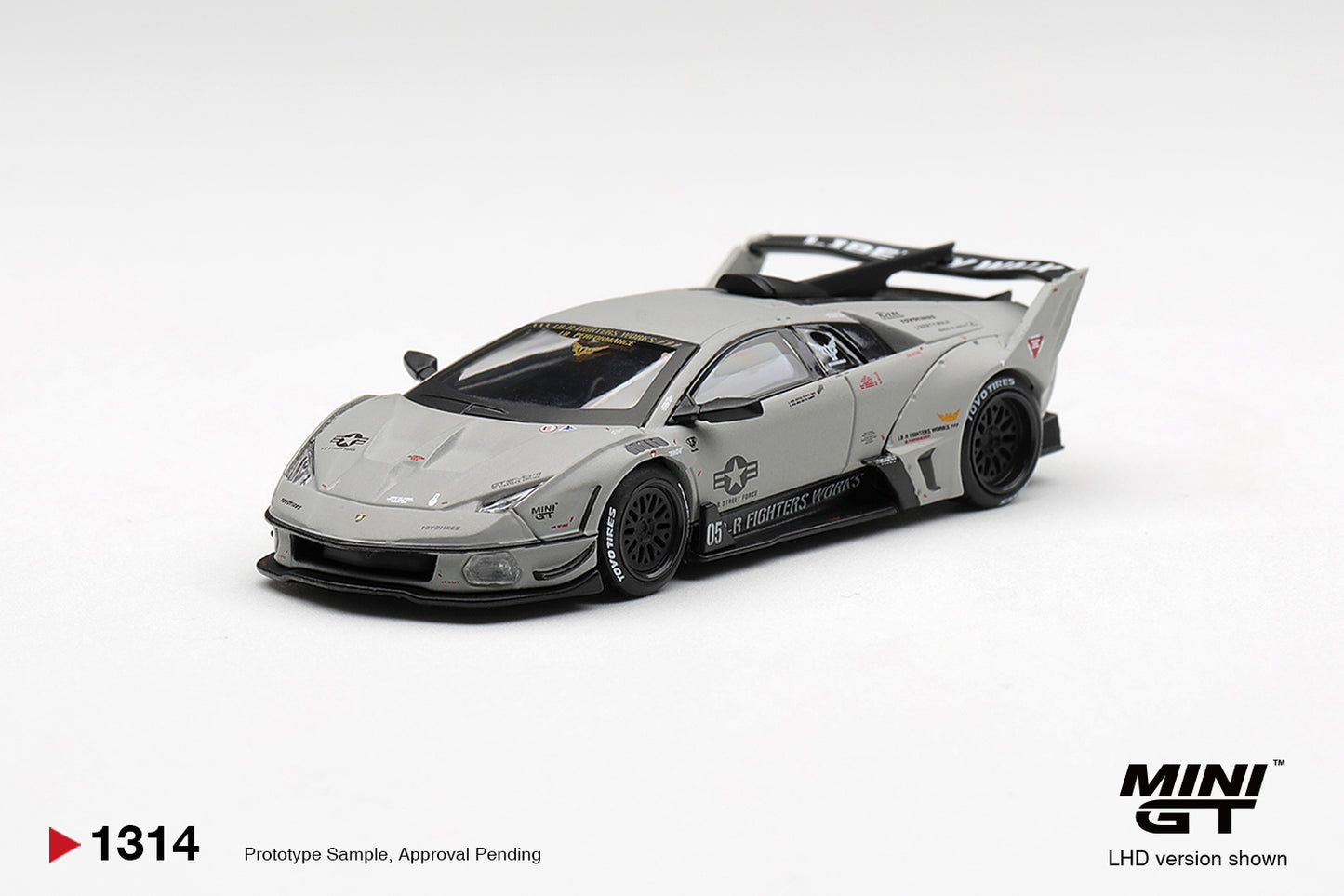 **PRE ORDER** Mini GT Lamborghini LB-Silhouette Works Murcielago GT EVO Fighter - MGT01314