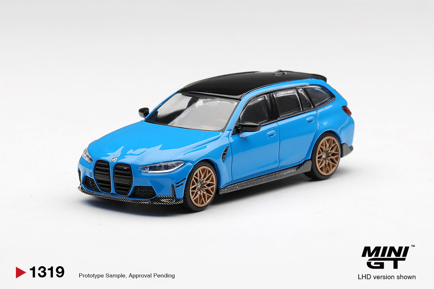 **PRE ORDER** Mini GT BMW M3 M Performance Touring Riviera Blue MGT01319