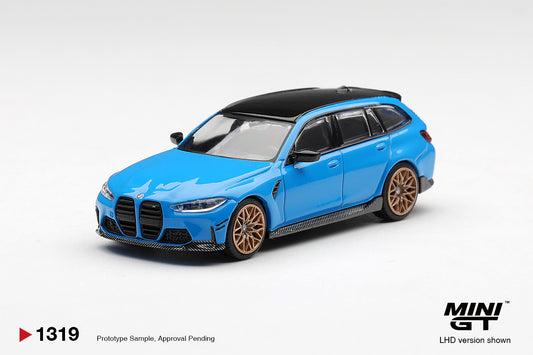 **PRE ORDER** Mini GT BMW M3 M Performance Touring Riviera Blue MGT01319