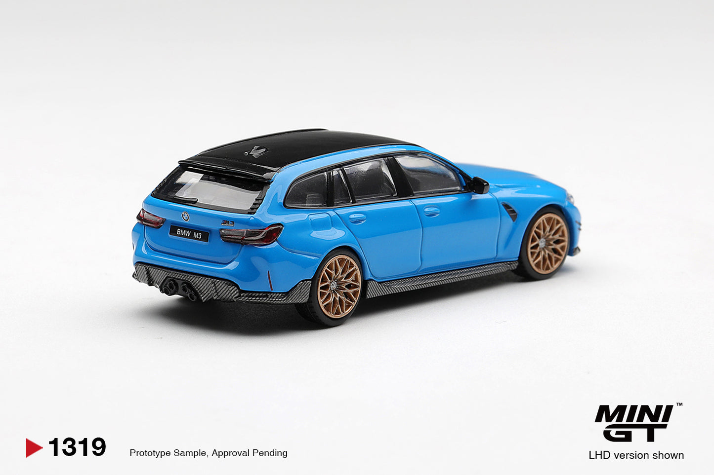 **PRE ORDER** Mini GT BMW M3 M Performance Touring Riviera Blue MGT01319