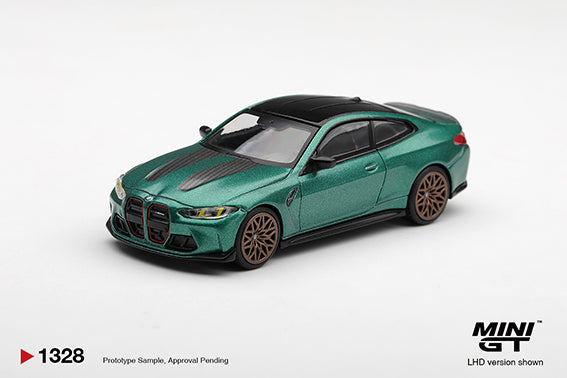 **PRE ORDER** Mini GT BMW M4 CS Frozen Isle of Man Green Metallic - MGT01328