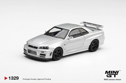 **PRE ORDER** Mini GT Nissan NISMO R34GT-R Z-tune Z-Tune Silver - MGT01329