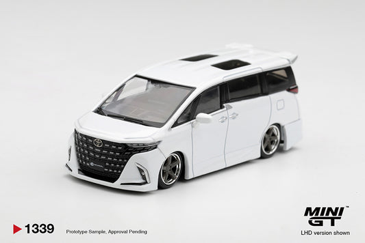 **PRE ORDER** Mini GT Toyota Alphard 40 KUHL White - MGT01339